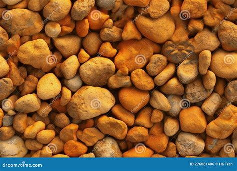 Pile Of Pebbles As Background Closeup Of Photo Stock Illustration