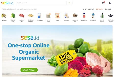 Supermarket Organik Sesa Id Dolan Digital