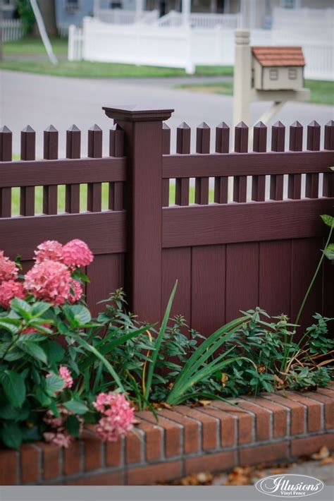 37 Incredible Vinyl Wood Grain Fence Images From Illusions Vinyl Fence