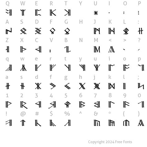 Cirth Erebor Caps 1 Regular Download For Free At Free Fonts Free Fonts