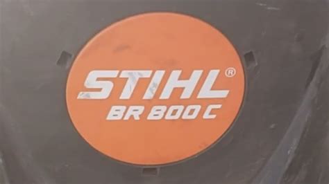 Stihl Br C Backpack Blower Review Youtube