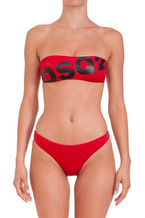 Bikini Bottom Dsquared2 020642 Κόκκινο XS SQUARE