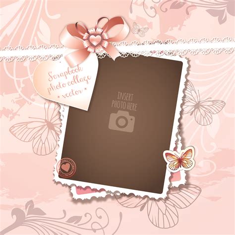 Scrapbook Pink Frame