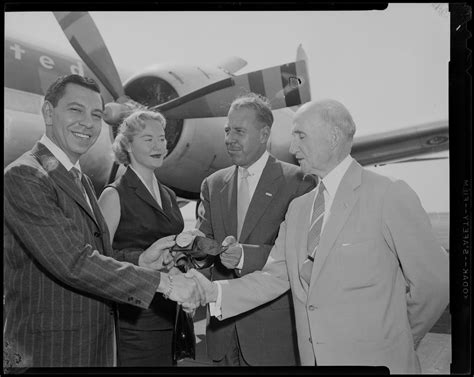 Jack Webb Shaking Hands With Boston Police Commissioner Thomas F