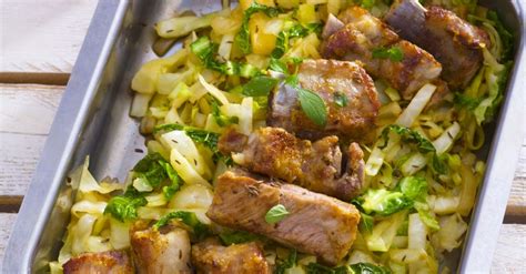 Marinated Pork Ribs And Cabbage Recipe Eat Smarter Usa