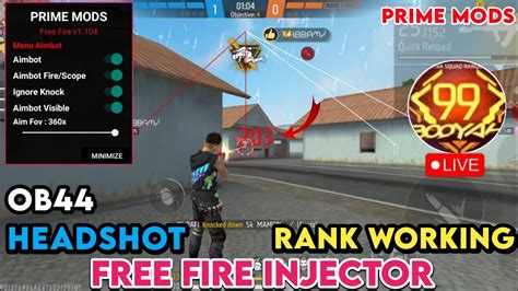 Free Fire Ob Injector Headshot Hack Esp Location Rank Working