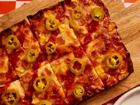 Ham And Pineapple Pizza Recipe Molly Yeh Food Network