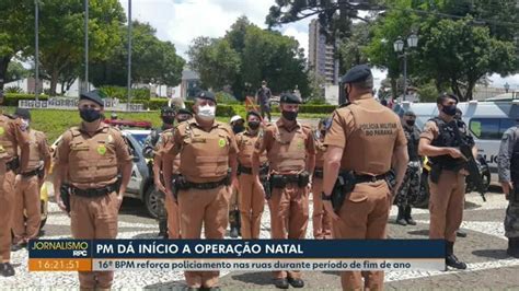 Vídeo Operação Natal Da Polícia Militar Reforça Policiamento No