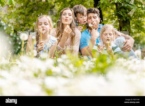 Famille De Cinq Personnes Banque De Photographies Et Dimages Haute