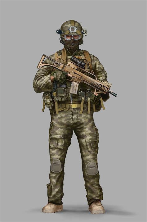 ArtStation - Modern Military Soldier