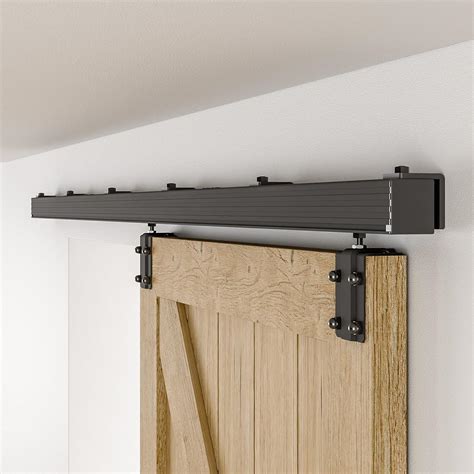 Amazon Ccjh Ft Box Rail Sliding Barn Door Hardware Kit