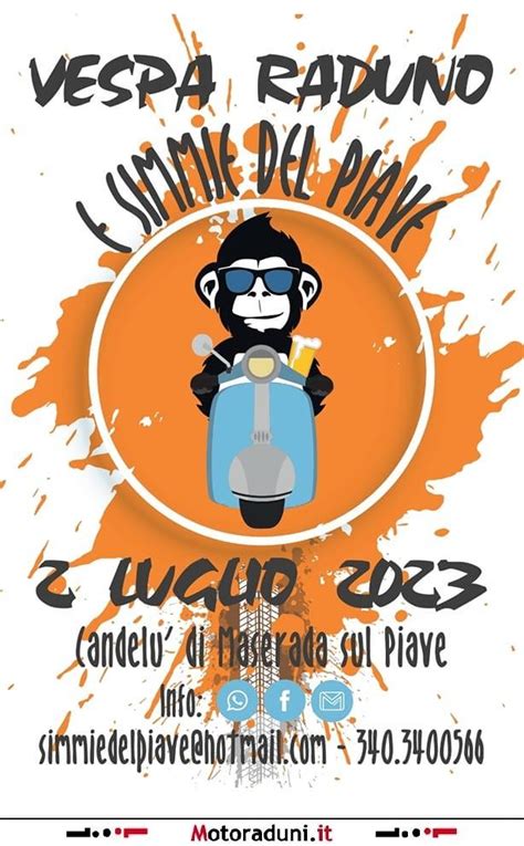 Vespa Raduno E Simmie Del Piave Motoraduno Candel Tv