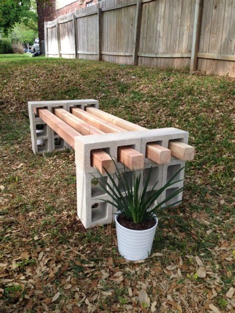 BUILD YOUR OWN DIY CINDER BLOCK BENCH FOR A UNIQUE SEATING SOLUTION