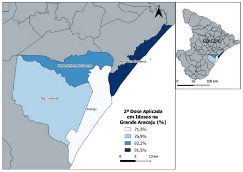 Percentual De 2º Doses Aplicadas Na População Idosa Da Grande Aracaju