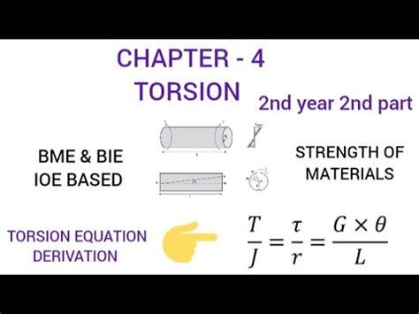 Chapter Derivation Of Torsion Equation For Circular Shaft