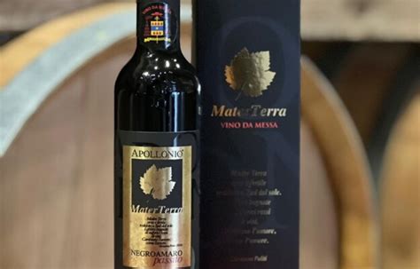 Il Negroamaro Passito Mater Terra Di Apollonio Il Vino Da Messa