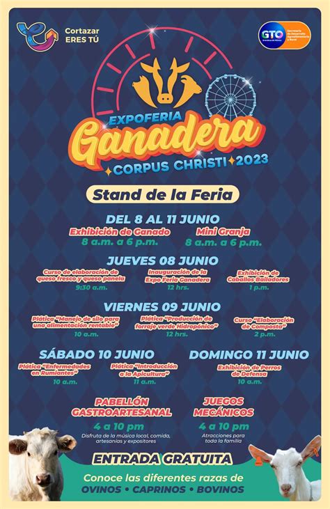 Feria de Corpus Christi Cortázar 2023 Ferias y Conciertos en México