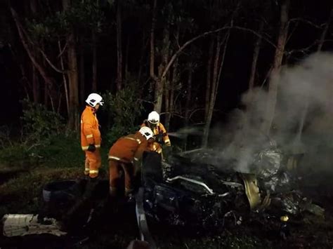 Mangsa Rentung Kereta Terbabas Malaysiaaktif