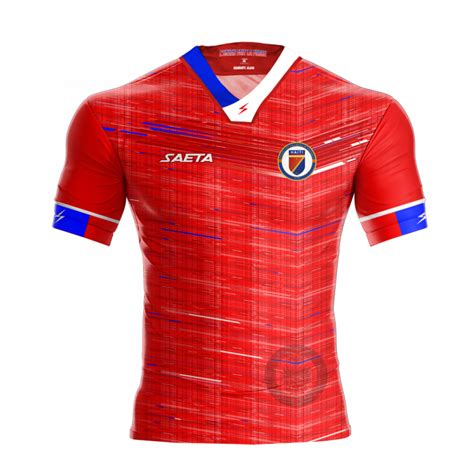 Haiti Official Jersey 2021 Red - Haiti-Tempo