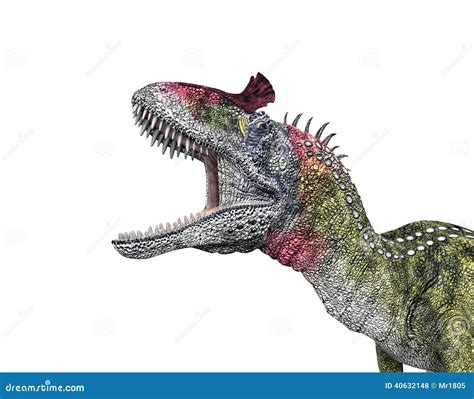 Dinosaur Cryolophosaurus Stock Illustration Illustration Of Dangerous