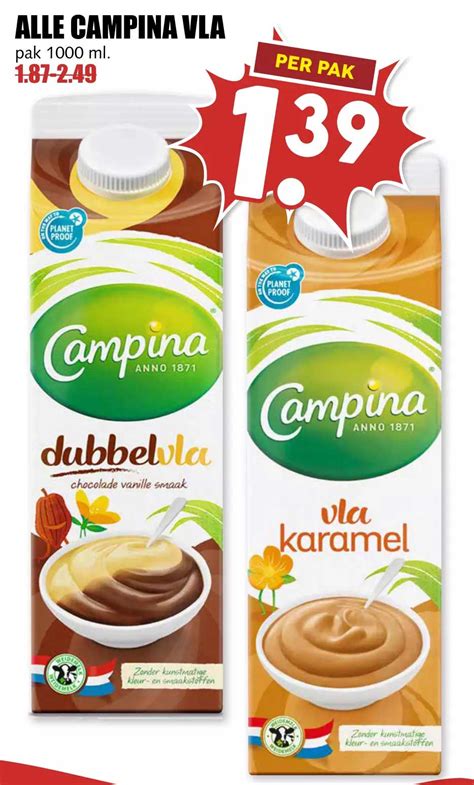 Alle Campina Vla Aanbieding Bij MCD Supermarkt 1Folders Nl