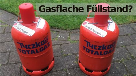 Gasflasche Füllstand ermitteln Mit diesen 2 Methoden klappt es