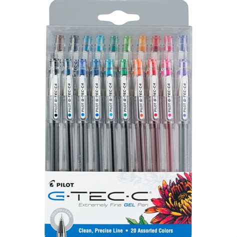 Pilot G Tec C Gel Ink Rolling Ball Stick Pen Ultra Fine Point