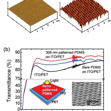 A I Schematic Illustration Of The Nano Patterned Pdms Based