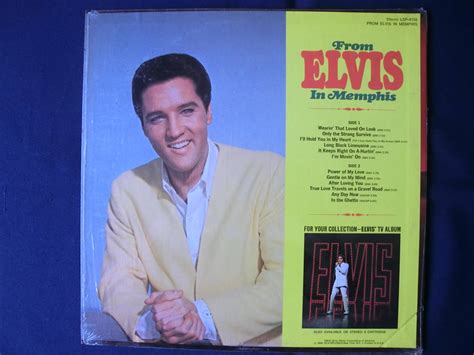 Lp Us盤 エルヴィス プレスリー From Elvis In Memphis Rca Victor Lsp 4155 シュリンク付