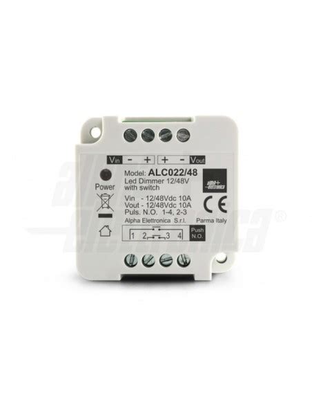 Dimmer Per Strisce Led Monocolore Vdc A Comando Con Pulsante