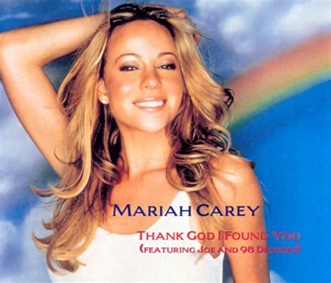 Mariah Carey Featuring Joe And 98 Degrees - Thank God I Found You (2000 ...