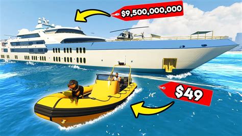 Cheapest Vs Most Expensive Boat In Gta Youtube