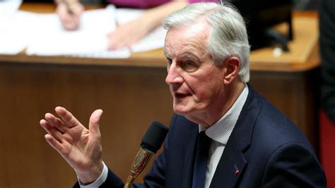 Michel Barnier A T Op R Dune L Sion Cervicale Annonce Matignon