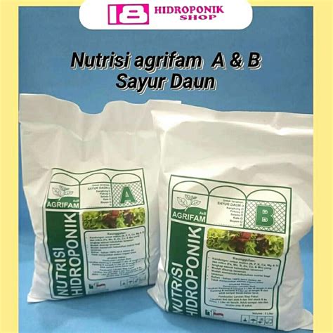 Jual Nutrisi Hidroponik Ab Mix Sayur Daun Liter Shopee Indonesia