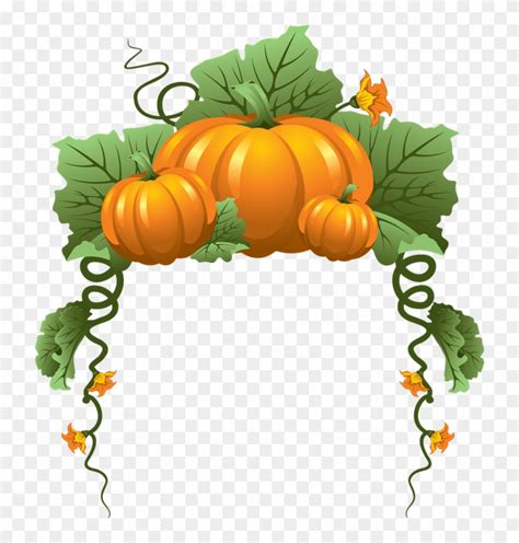 border pumpkin vine clipart - Clip Art Library - Clip Art Library