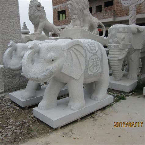 Wholesale Life Size Marble Stone Elephant Statue Factory And