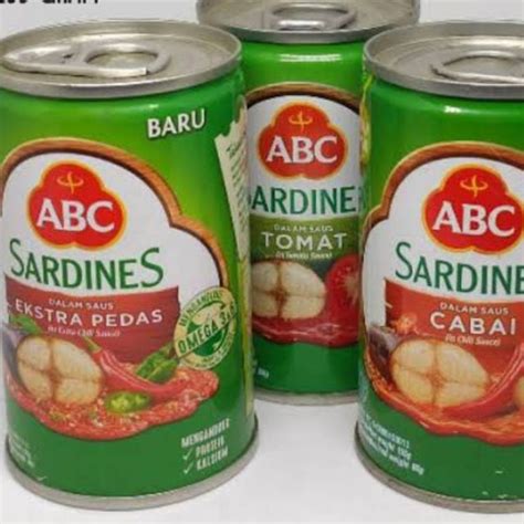 Jual ABC Sardines 425g All Varian Shopee Indonesia