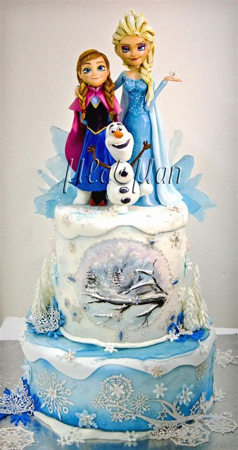 My Frozen Fairy Tale Decorated Cake By Mladman Cakesdecor