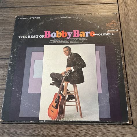 The Best Of Bobby Bare Volume 2 • 1968 Vinyl Lp • Lsp 3994 Ebay