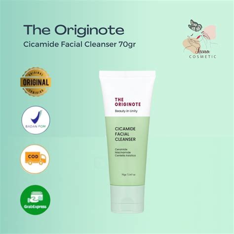 The Originote Cicamide Facial Cleanser Gr Brightening Face Wash