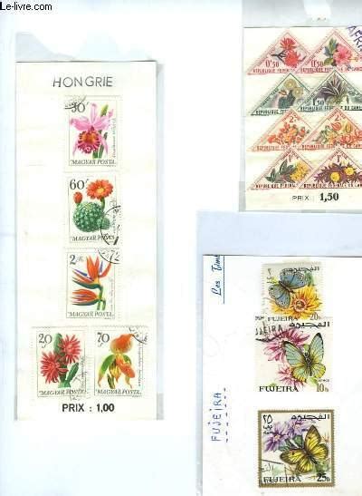 Collection de 21 timbres poste neufs ou oblitérés de Fleurs Cameroun