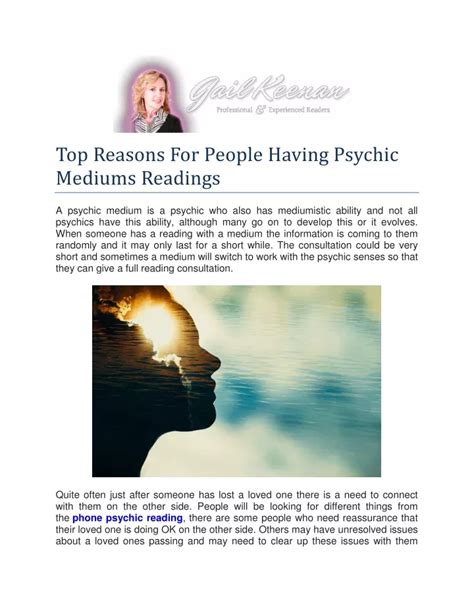 Ppt Text A Psychic Uk Gail Keenan Psychics Powerpoint Presentation