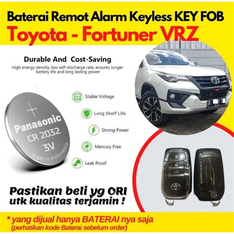 Jual Baterai Remote Mobil Toyota Innova Reborn Camry Fortuner Hilux