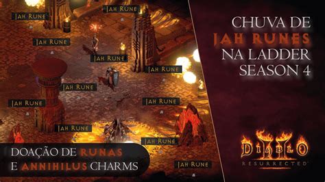 Chuva De Jah Runes Na Ladder Season Do Diablo Ii Resurrected D R