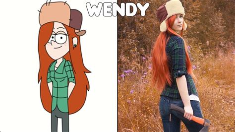 Gravity Falls Characters In Real Life Youtube