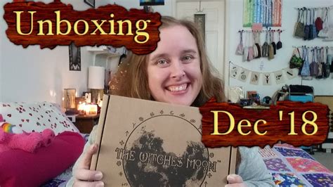 Witches Moon Subscription Box Unboxing December 2018 YouTube