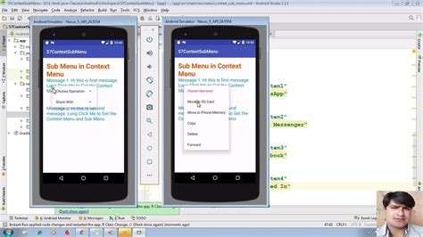 Sub Menu In Context Menu In Android Android App Development