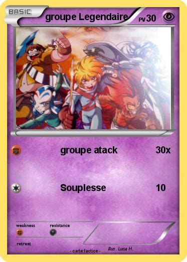 Pokémon Groupe Legendaire 3 3 Groupe Atack Ma Carte Pokémon