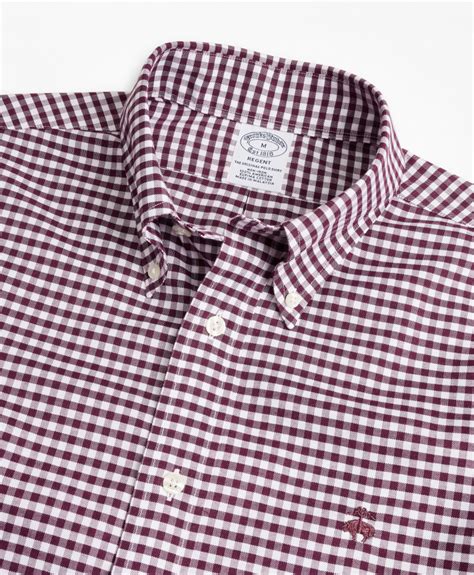 Ing Brooks Brothers Non Iron Regent Fit Heathered Gingham Sport Shirt