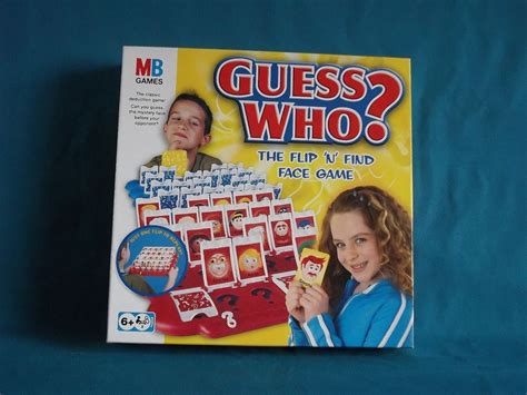 Mb Guess Who Flip And Find Face Board Game For Sale Online Ebay